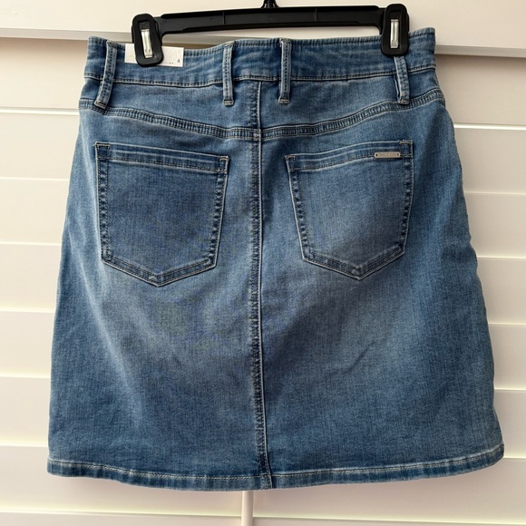 Tommy Bahama A-Line Denim Skirt - Picture 2 of 5